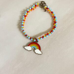 Beads Bracelet with Charms